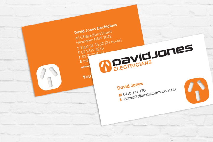 David Jones Business Card